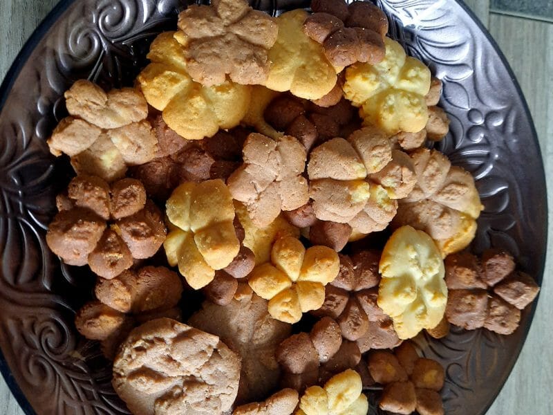 Cliquez pour zoomer ! Sablés à la presse à biscuits Thermomix par 1angespass