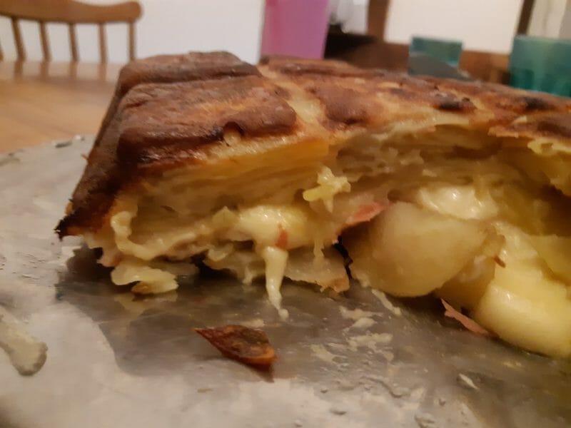 Cliquez pour zoomer ! Gâteau invisible raclette Thermomix par Sand74