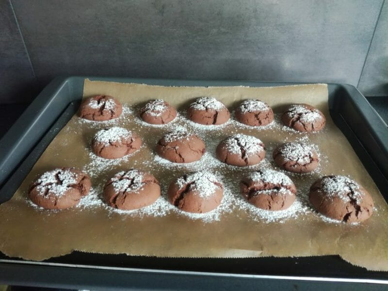 Cliquez pour zoomer ! Craquelés au chocolat Thermomix par Karine309