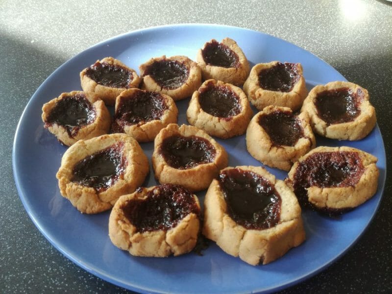 Cliquez pour zoomer ! Biscuits à la confiture – Jam drops Thermomix par Karine309