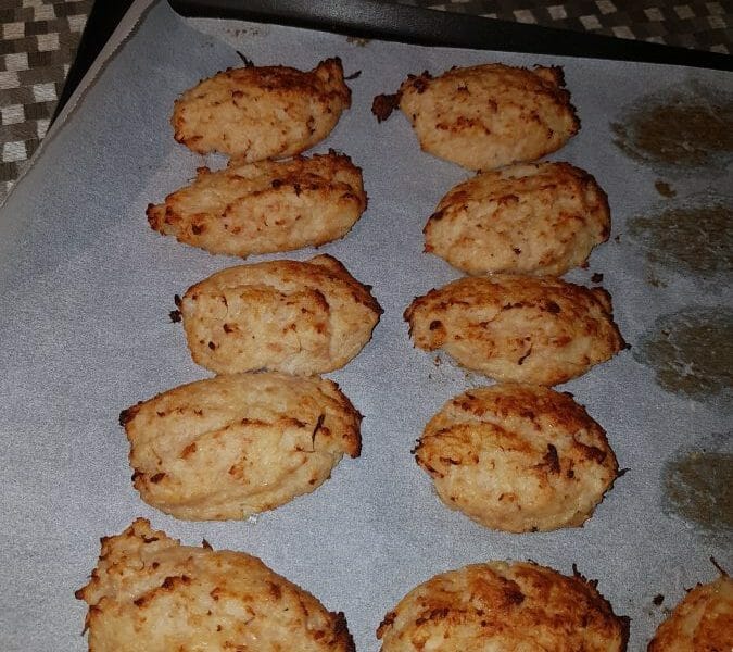 Cliquez pour zoomer ! Croquettes de chou-fleur au jambon cru Thermomix par Karine309