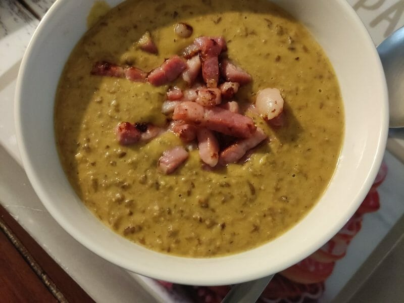 Cliquez pour zoomer ! Velouté de lentilles vertes Thermomix par Galou