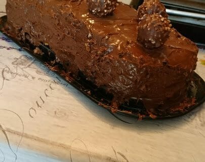 Cliquez pour zoomer ! Bûche Ferrero Rocher Thermomix par Cynthia17