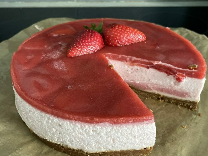 Cliquez pour zoomer ! Bavarois aux fraises Thermomix par Aurele038