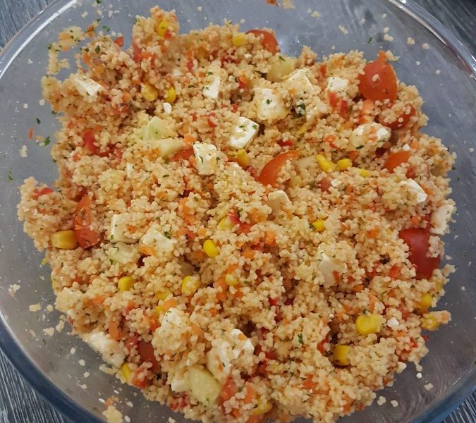 Cliquez pour zoomer ! Salade de couscous façon taboulé Thermomix par Analouna