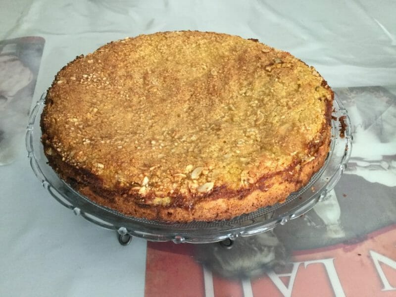 Cliquez pour zoomer ! Tarte aux pommes façon crumble Thermomix par val24
