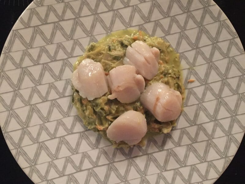 Cliquez pour zoomer ! Saint Jacques aux poireaux Thermomix par lili77166