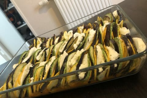 Cliquez pour zoomer ! Tian de légumes et mozarella au Thermomix