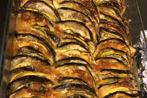 Cliquez pour zoomer ! Tian de légumes et mozarella au Thermomix