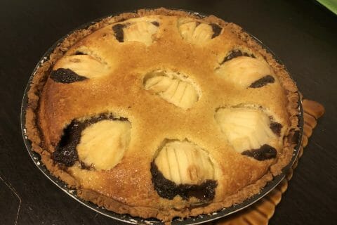 Cliquez pour zoomer ! Tarte poires et chocolat au Thermomix