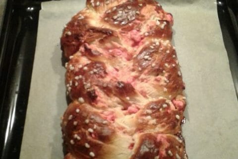 Cliquez pour zoomer ! Brioche aux pralines roses Thermomix par Alex Riri