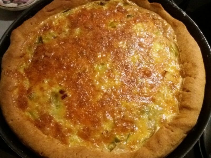 Cliquez pour zoomer ! Gâteau poireaux, lardons et fromage Thermomix par rouminette