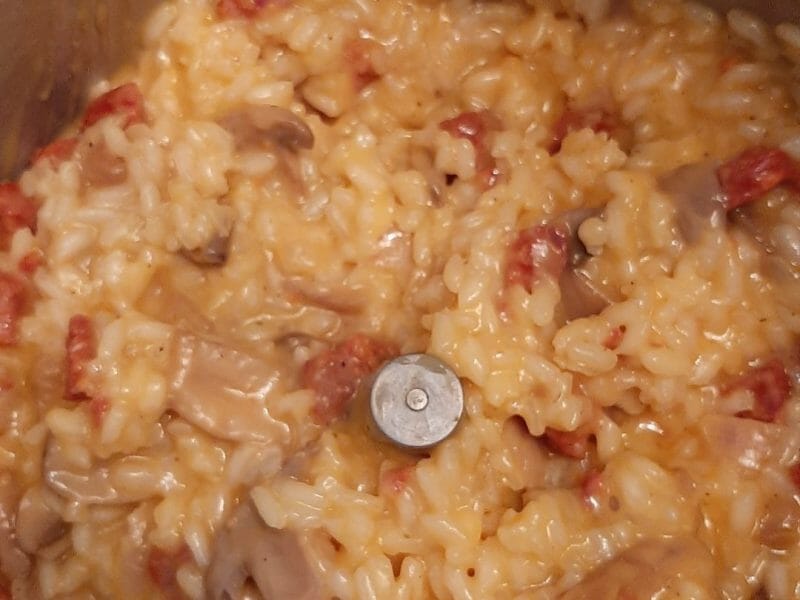Cliquez pour zoomer ! Risotto au chorizo Thermomix par mylou68