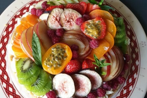 Tarte aux fraises sans cuisson Thermomix par Sylvie.ch