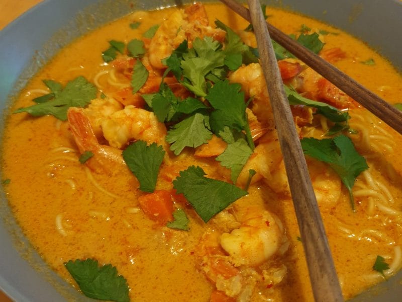 Cliquez pour zoomer ! Ramen thaï au poulet Thermomix par Sylvie.ch