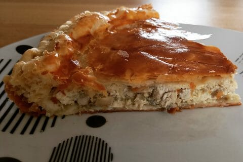 Cliquez pour zoomer ! Tourte au poulet et aux champignons Thermomix par sandratche
