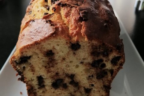 Cliquez pour zoomer ! Cake à la ricotta et aux pépites de chocolat Thermomix par cleevi