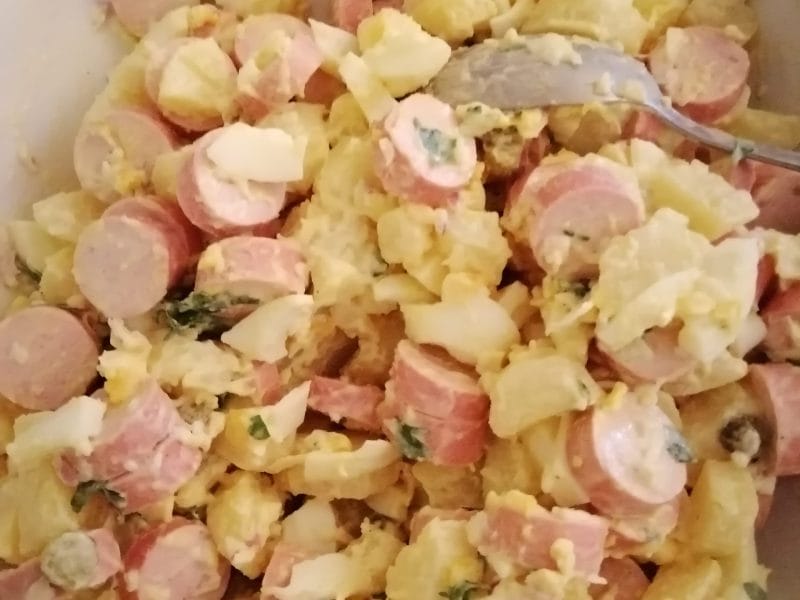 Cliquez pour zoomer ! Salade strasbourgeoise Thermomix par cleevi