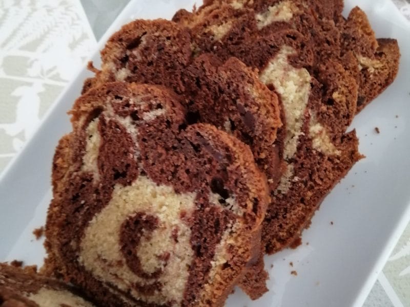 Cliquez pour zoomer ! Marbré au chocolat Thermomix par cleevi