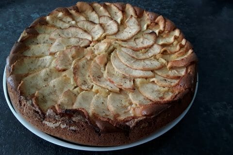 Cliquez pour zoomer ! Gâteau aux pommes et mascarpone au Thermomix