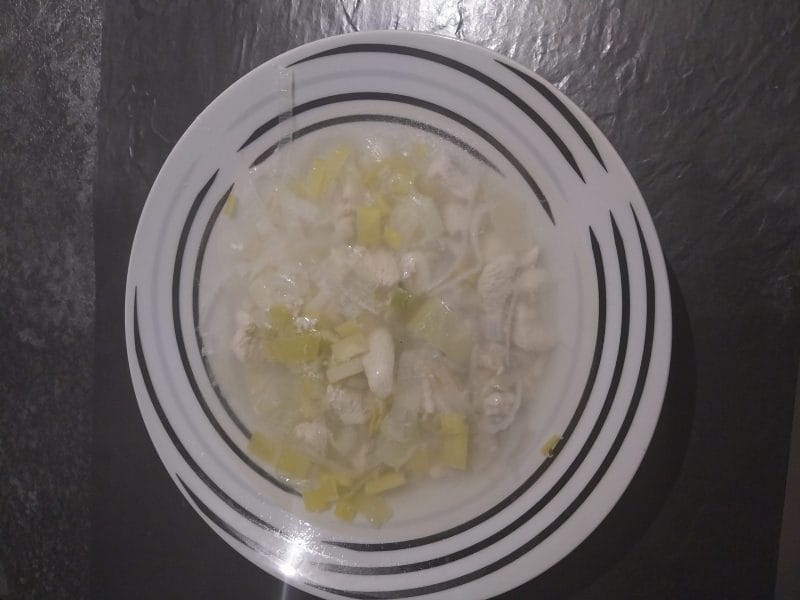 Cliquez pour zoomer ! Bouillon Chinois, poulet et poireaux Thermomix par catarina350