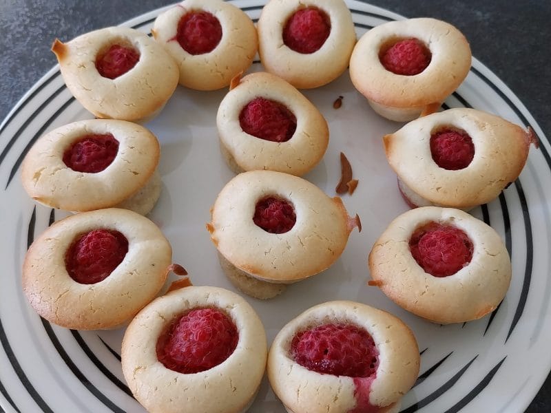 Cliquez pour zoomer ! Visitandines aux framboises Thermomix par catarina350