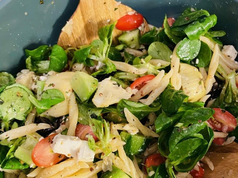 Cliquez pour zoomer ! Salade de pâtes à la grecque Thermomix par leane_5