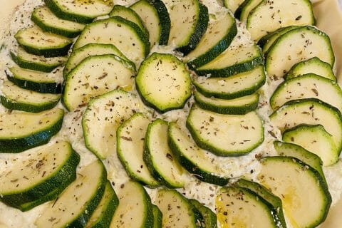 Cliquez pour zoomer ! Tarte courgettes et ricotta Thermomix par leane_5