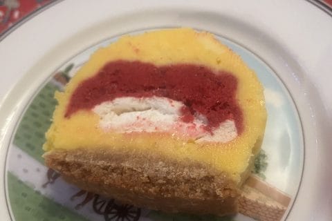 Cliquez pour zoomer ! Bûche glacée mangue et framboise Thermomix par Snie_31