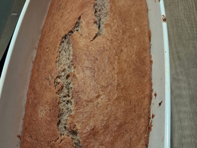 Cliquez pour zoomer ! Banana bread vegan Thermomix par tomjuju