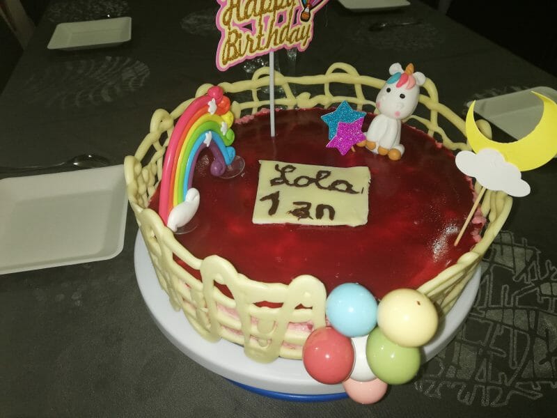 Cliquez pour zoomer ! Bavarois aux framboises Thermomix par EMILIE