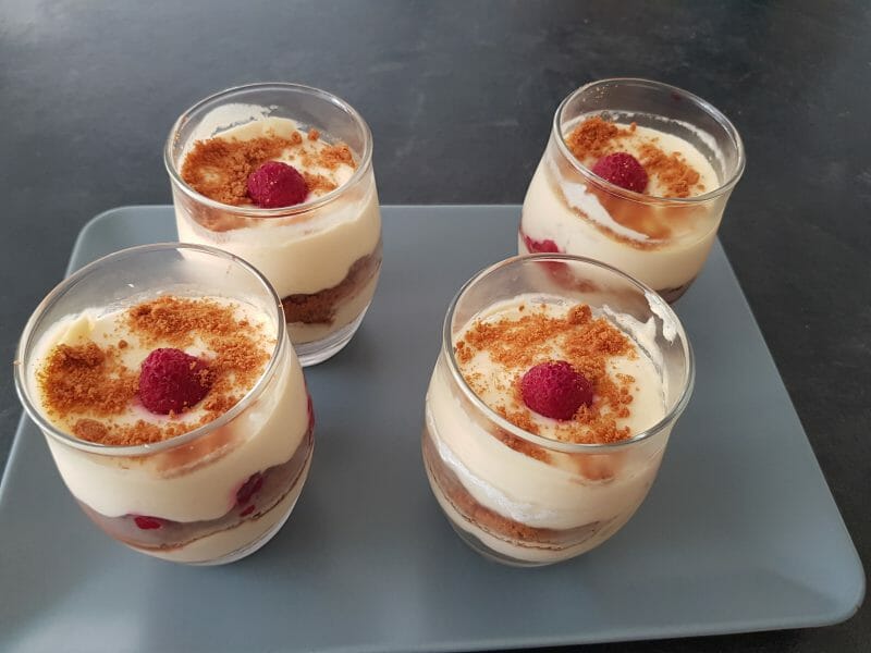Cliquez pour zoomer ! Tiramisu aux framboises et spéculoos Thermomix par oslo29
