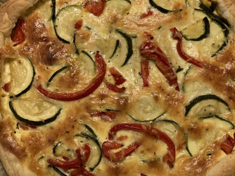 Cliquez pour zoomer ! Quiche poivrons et courgettes Thermomix par laura_636