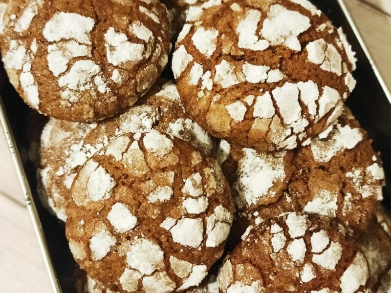 Cliquez pour zoomer ! Craquelés au chocolat Thermomix par Moumoutella