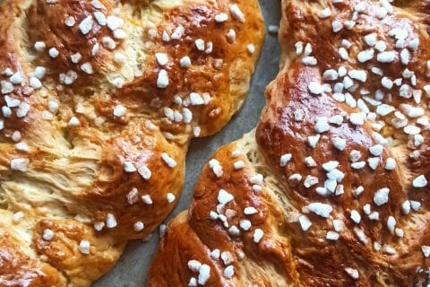 Cliquez pour zoomer ! Brioche tressée à la mie filante Thermomix par Moumoutella