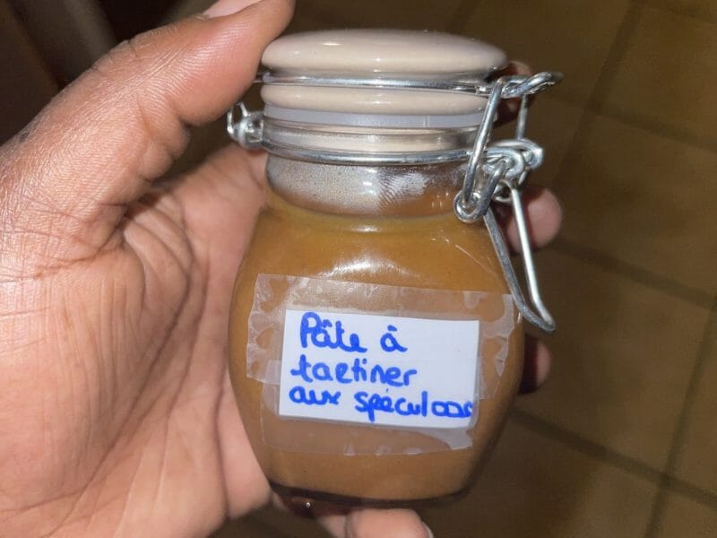 Cliquez pour zoomer ! Pâte à tartiner aux speculoos Thermomix par gigimrc