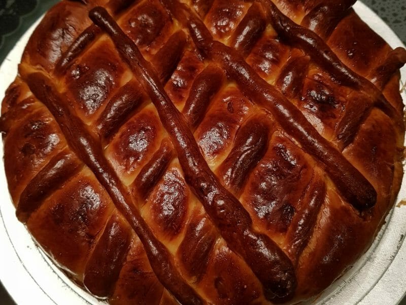Cliquez pour zoomer ! Brioche aux pommes caramélisées Thermomix par choupette1974