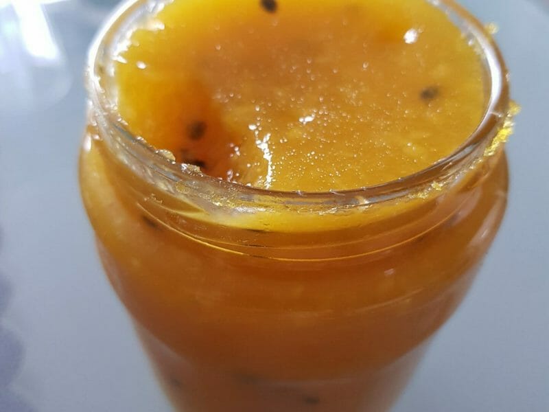 Cliquez pour zoomer ! Confiture de mangues et fruits de la passion Thermomix par choupette1974