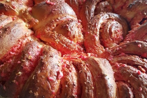 Cliquez pour zoomer ! Brioche aux pralines roses Thermomix par choupette1974