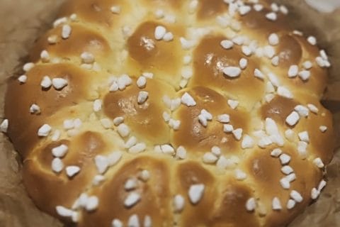 Cliquez pour zoomer ! Brioche tressée à la mie filante Thermomix par nancy98