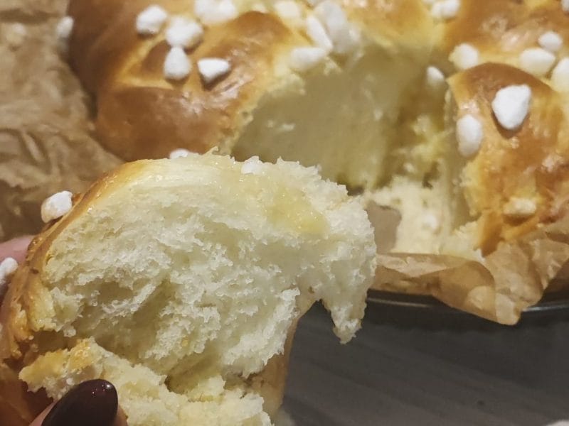 Cliquez pour zoomer ! Brioche tressée à la mie filante Thermomix par nancy98