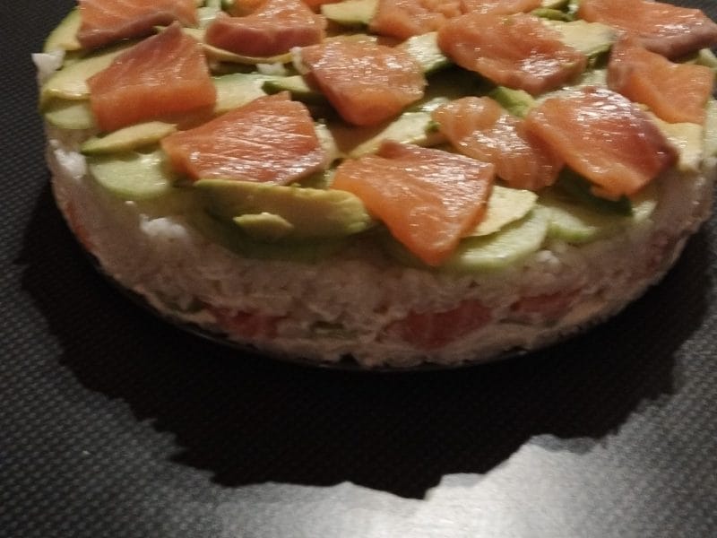 Cliquez pour zoomer ! Sushi cake Thermomix par tyf2991