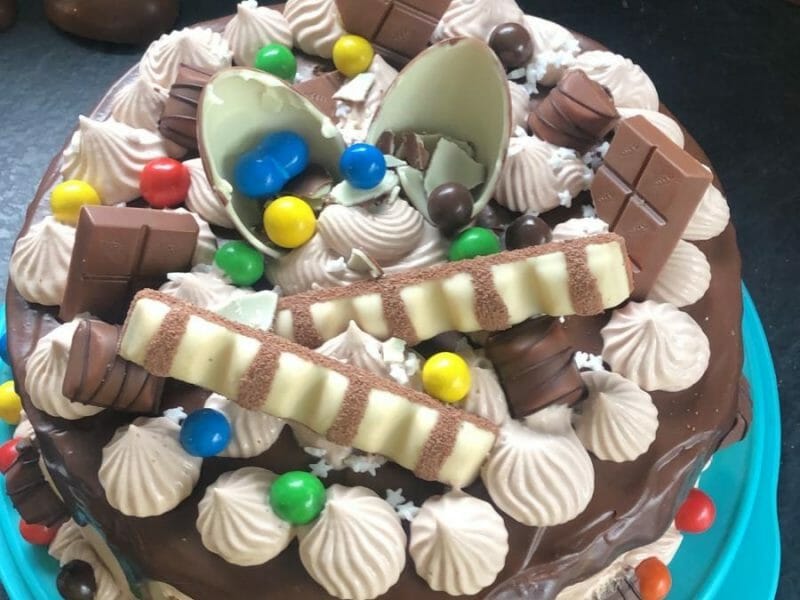 Cliquez pour zoomer ! Layer cake Kinder Bueno Thermomix par anais1982