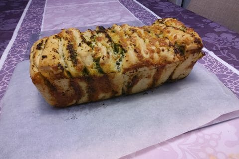 Cliquez pour zoomer ! Pain à l’ail, persil et mozzarella Thermomix par patycookie