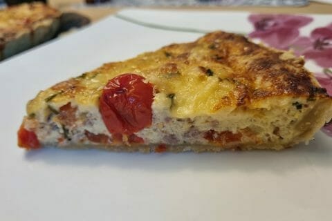Cliquez pour zoomer ! Tarte au thon, tomate et moutarde Thermomix par patycookie
