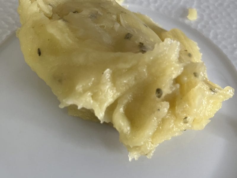 Cliquez pour zoomer ! Ecrasé de pommes de terre à l’huile d’olive Thermomix par patycookie