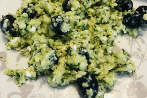 Cliquez pour zoomer ! Salade de courgettes à la feta Thermomix par patycookie
