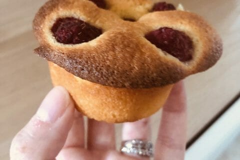 Cliquez pour zoomer ! Gâteau à la ricotta, amandes et framboises Thermomix par patycookie