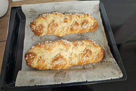 Cliquez pour zoomer ! Brioche tressée à la mie filante Thermomix par patycookie