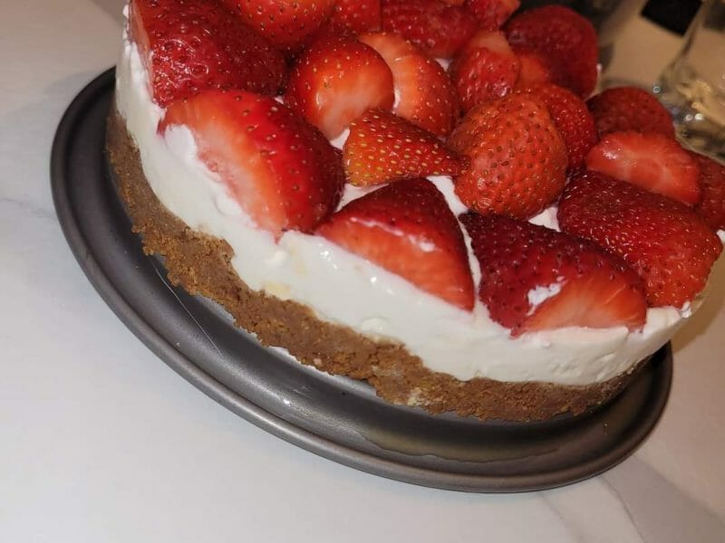 Cliquez pour zoomer ! Tarte aux fraises sans cuisson Thermomix par pauline_538